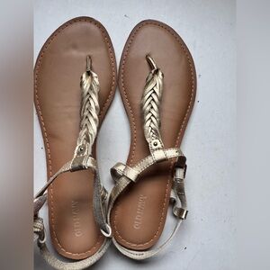 Braided Gold Old Navy Flats Size 10